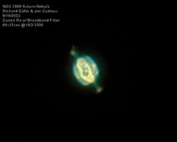 Saturn Nebula Image